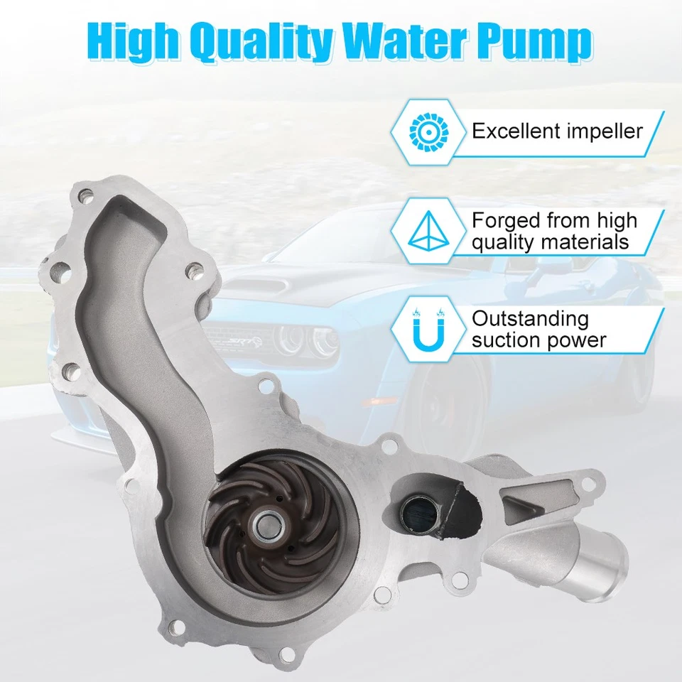 Conjunto de tensor de correia termostato bomba de água 3.6L V6 para Jeep Wrangler - Imagem 2 de 4