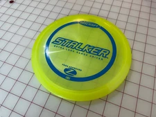 Discraft - PFN Z Stalker - *Unthrown* - rare Yellow w/ Blue stamp - ~2011 174g