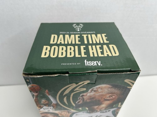 2023-24 MILWAUKEE BUCKS DAMIAN LILLARD "DAME TIME" BOBBLEHEAD SGA 4.10.24 - Bild 2 von 9