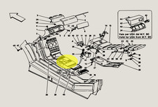 For Ferrari 348 Cover Center Console Cover OEM 147111TB TS GTB GTS Spider