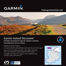 Garmin EIRE Discoverer 1:50K Maps of Republic of Ireland microSD/SD card