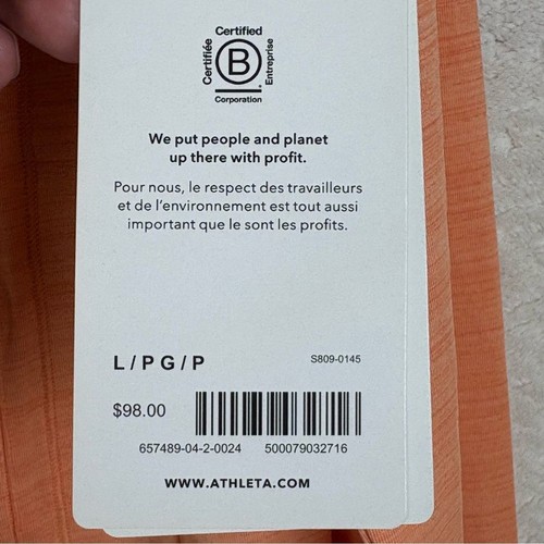 NWT ATHLETA Pacifica Illume Jacket PL L Petite UPF Relaxed Full Zip Hood Travel - Picture 4 of 16
