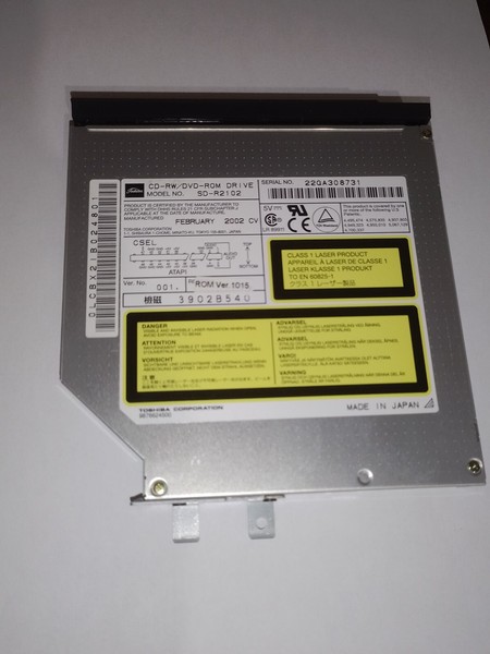 Thosiba CD-RW/DVD-ROM Drive R2102 Para Portatil