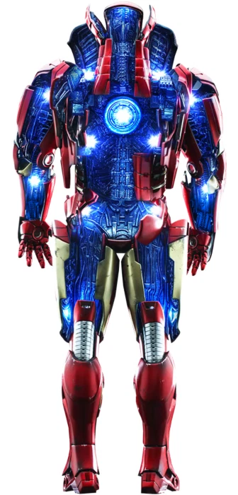 Iron Man Mark VII Open Armor Die-Cast 1/6th Scale Hot Toys Diorama Statue "New" - image 2 of 4