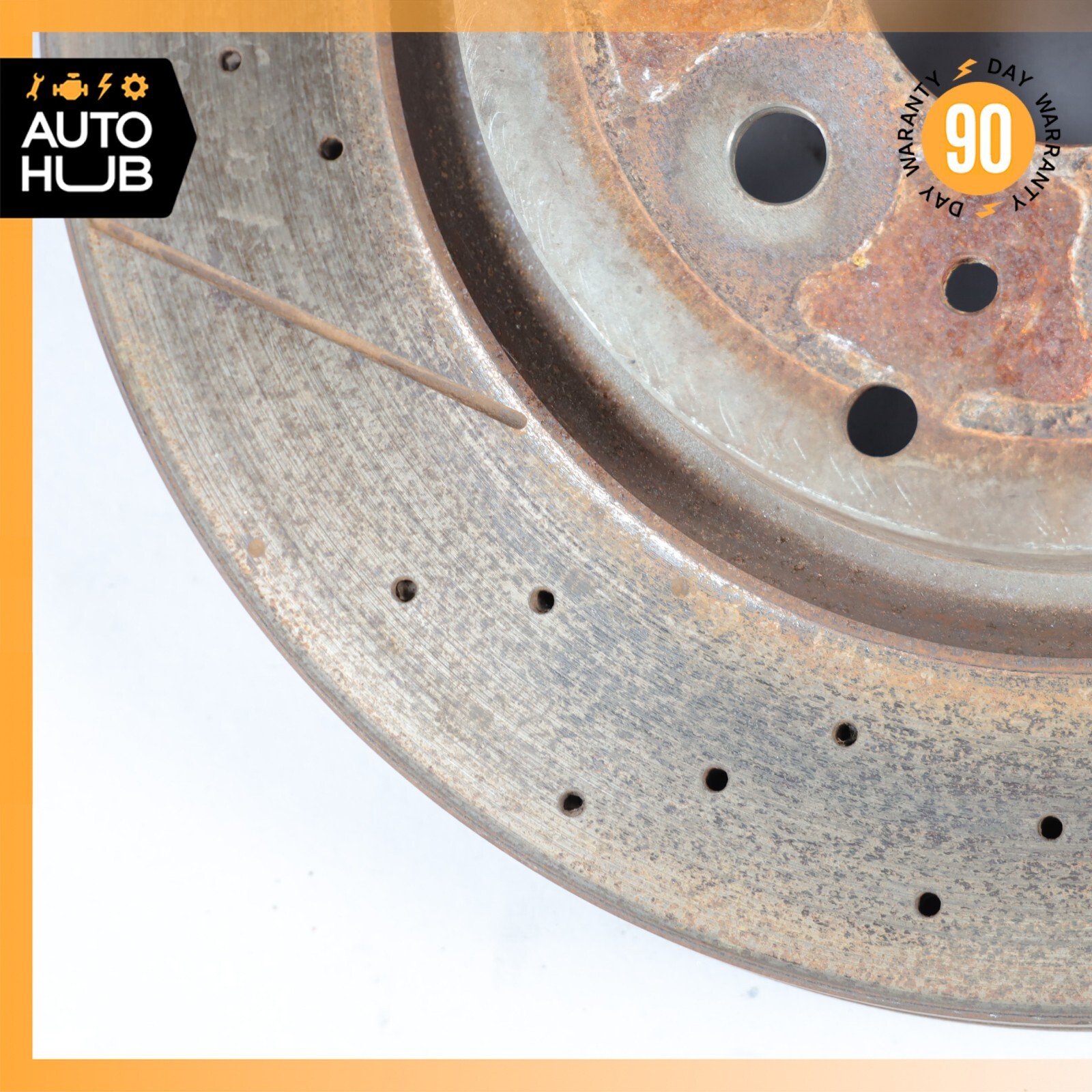 Maserati GranTurismo S M145 Rear Brake Rotors Disc Left & Right Set of 2 OEM 61k