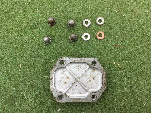 1274 Yamaha Zip Pro 50 Zylinderkopf Nockenwelle Abdeckplatte und Kopfmuttern 139FMB