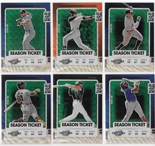 2021 Contenders Green Wave Prizm Optic Parallels - Pick & Choose! MLB Baseball