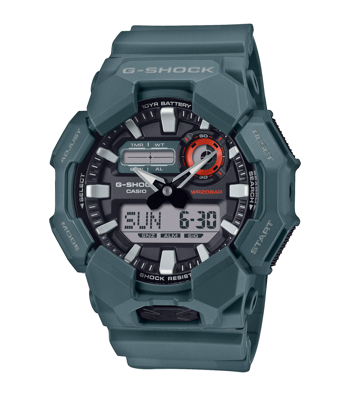 Orologio CASIO G-SHOCK GA-010-2AER Silicone Verde Sub 200mt