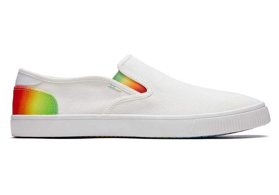 TOMS Baja Unity Rainbow Pride Slip On Shoes Men display picture 3