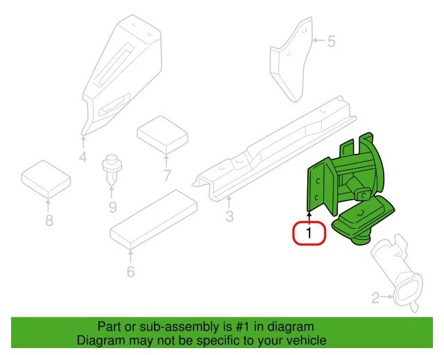 Portador de neumáticos de repuesto Nissan OEM 57210-0W02A para Infiniti 1996-2004 Pathfinder Foto 3 de 4