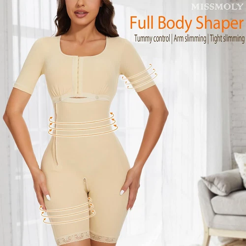 Snatched Body Women's Stage 1 Full Body Shapewear Faja Colombiana Post Surgery - Picture 13 of 20