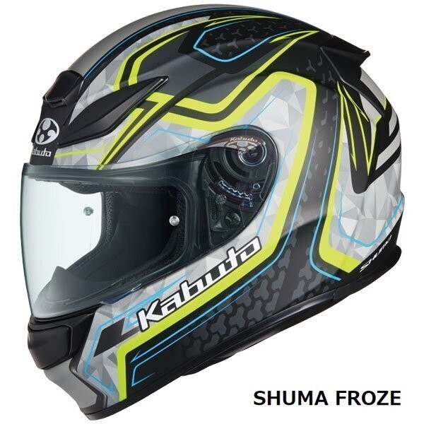 OGK Kabuto カブト/SHUMA FROZE OGK Kabuto Full Face Helmet SHUMA FROZE Flat Black Yellow From JP