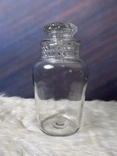 Apothecary Pharmacy Counter Display 11" Jar Tiffin Dakota Vtg Glass