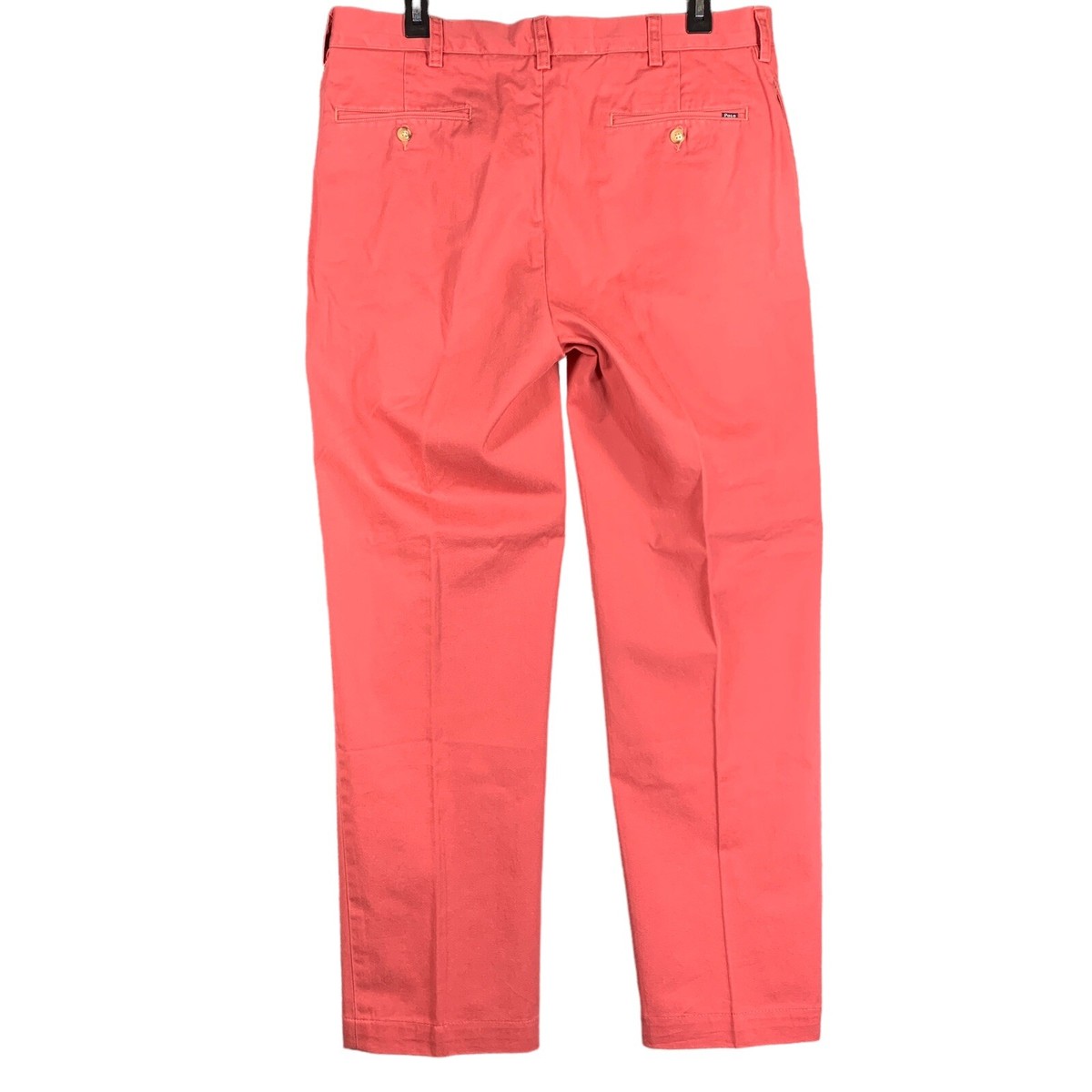 Polo By Ralph Lauren Chinos Mens 34x32 Red Pants Classic Fit