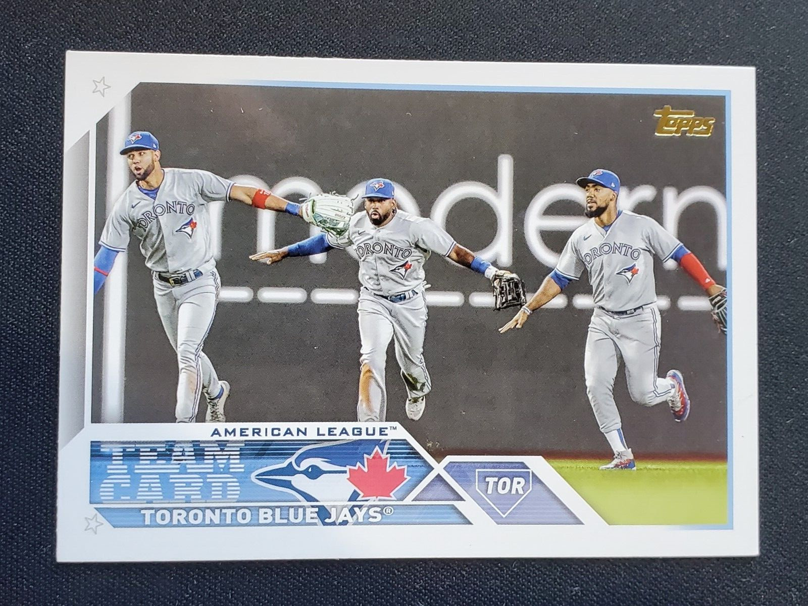 Blue Jays Team Card 2023 Topps SSP Golden Mirror Image Variation #84 Rogers