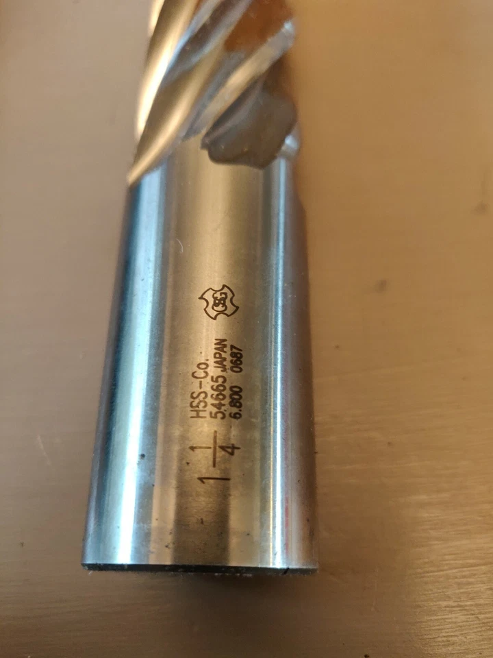 OSG Ball End Mill, Single End, 6 FL, Cobalt,1-1/4" x 1-1/4" 5466500 - Image 3 of 3