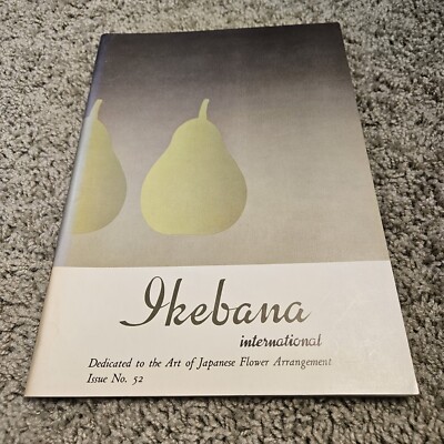 Ikebana International Magazine No. 52, June 1978, Japanese Flower Arranging