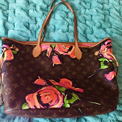 LovelyAuthentic Louis Vuitton Stephen Sprouse Roses/Monogram