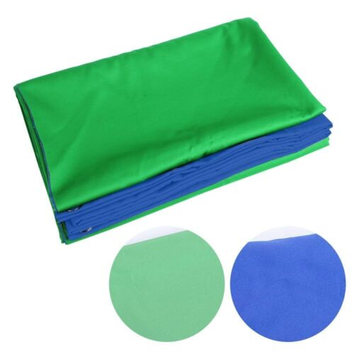 Green screen, made from Polyester with 4 clamps included - Picture 2 of 4