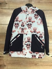 Burton Purple And Floral Print Living Lining Jacket
