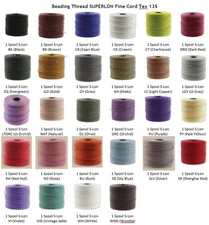 Beading Thread Tex 135 S-Lon Fine Cord