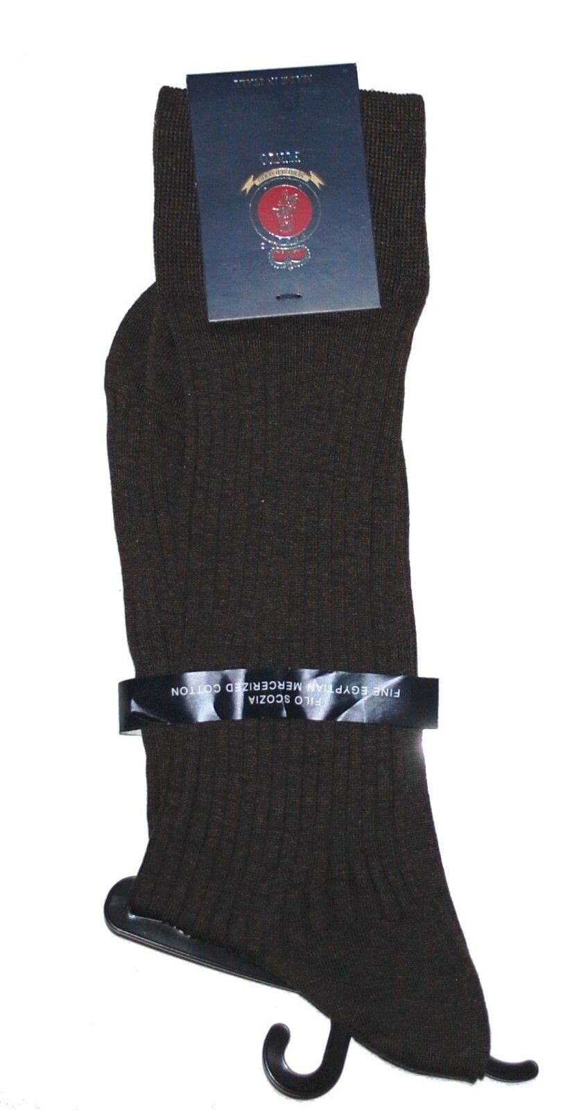 Мужские хлопковые носки Punto Италия коричневые мягкие носки в полоску Один размер 5590₽