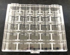 Empty Plastic Sewing Machine Bobbin Storage Box, Minimalist - 25