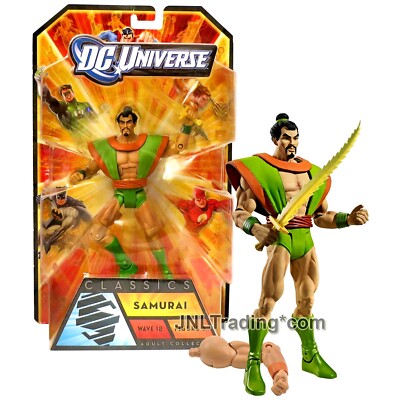 Year 2011 DC Universe Wave 18 Classics Figure #5 SAMURAI with Wind