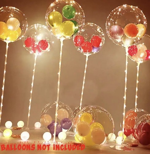 10 Pcs Stand Bobo Balloons Graduation Birthday Wedding Decoration Base Globos - Picture 7 of 9