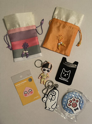 Korean SnackFever Box - (Look At All Photos) Stickers, Key Chains, Random GIfts