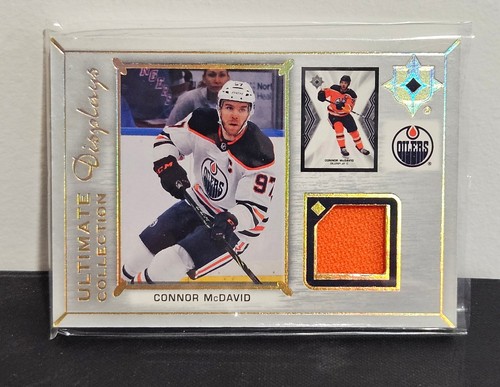 2021-22 UD NHL Ultimate Collection Displays Connor McDavid Game Worn ...