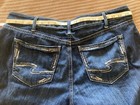 Silver Jeans Suki Bermuda Shorts Mid Rise Stretch Denim Blue Women's Size W38 — photo 7