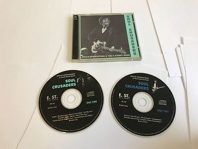  Bruce Springsteen  Soul Crusaders E. ST. Records    ES-44/45 RARE MINT/EX 2 CD