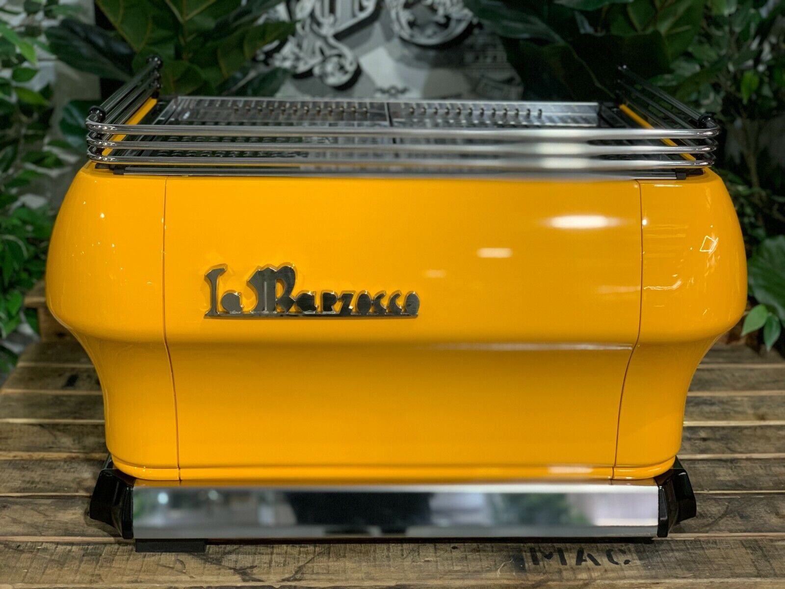 LA MARZOCCO FB80 2 GROUP DEEP YELLOW ESPRESSO COFFEE MACHINE CUSTOM