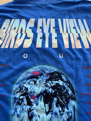 Travis Scott Birds Eye View Tour Tee Blue Size Extra Large