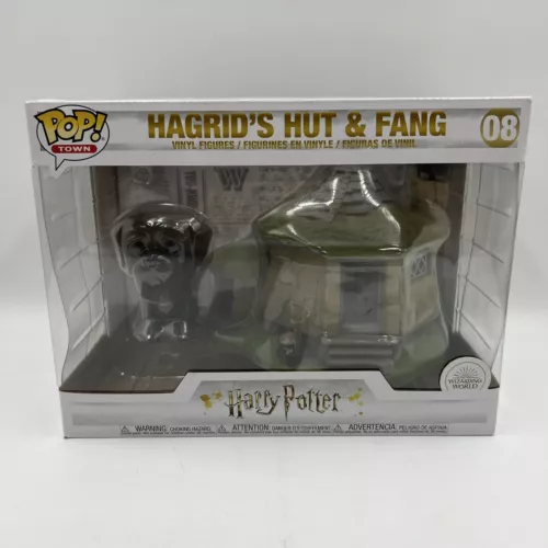 Funko Pop Town Harry Potter Hagrid's Hut & Fang #08 Wizarding World Vinyl Figure