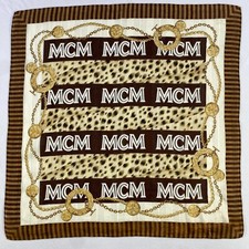 Vintage MCM Handkerchief Pocket Square Bandana Neckerchief