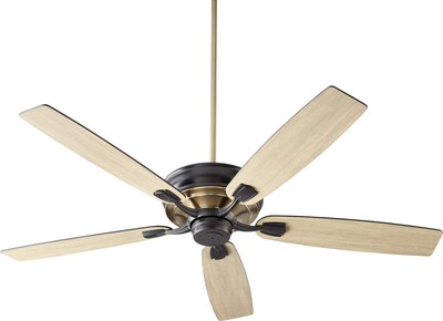 Quorum 50605-69 Transitional 60``Ceiling Fan from Gamble Collection Black Finish