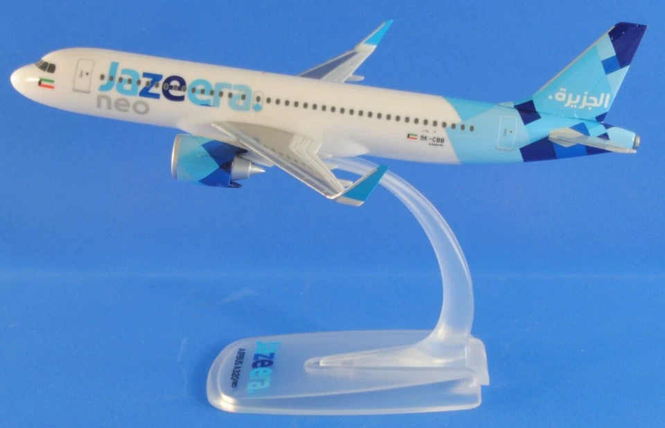 HERPA 613644 Aereo modello Airbus A320n compagnia Jazeera Airways 1:200 Snap-Fit - Immagine 3 di 4