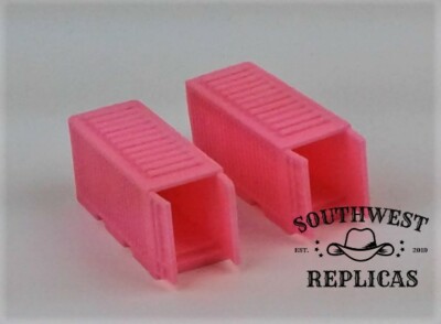 SW Replicas N 120-1309: 20' CARGO CONTAINER - DOORS OPEN - PINK - Set of 2