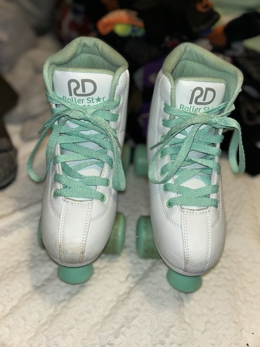 Roller Derby Roller Star 600 Women's roller skates Women's Size 7 White & Mint