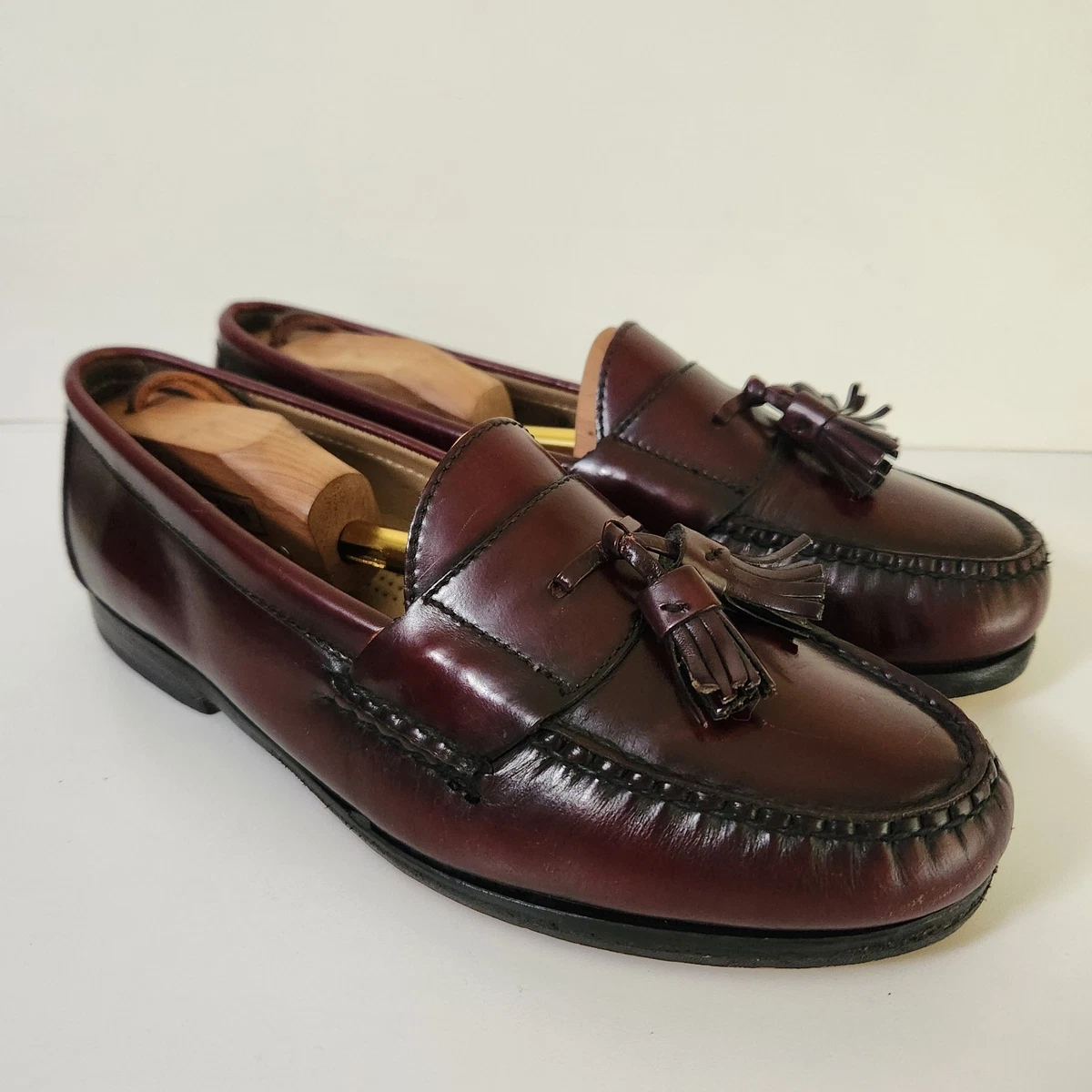 cole haan burgundy dress shoes Cole Haan Men's Flexgrand+ Cap Toe Oxford Dress Shoes | Dark Brick/ Black | Size 9.5