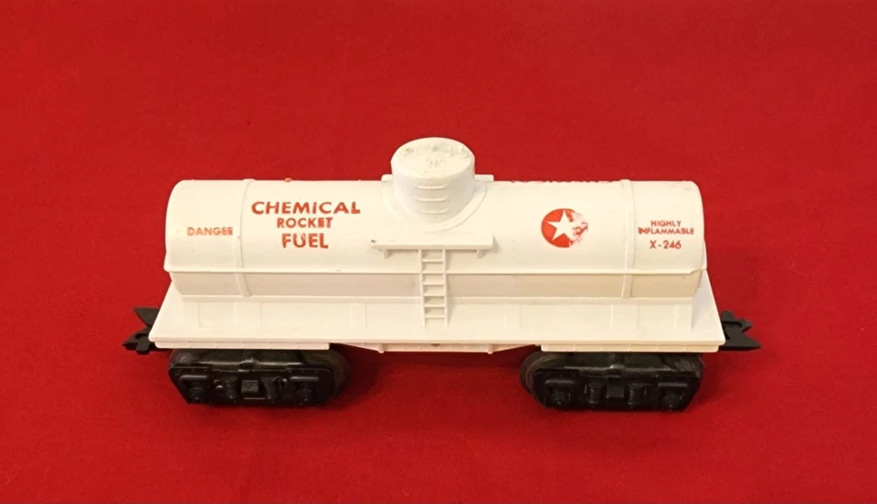 Coche de tren de juguete de combustible químico para cohete Marx X-246 de colección de los años 60 Foto 2 de 4