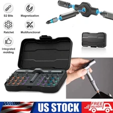 Home Repairs 24 In 1 Multi Bit Magnetic Screwdriver Set Multifunctional Toolbox 