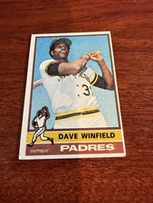 1976 Topps #160 Dave Winfield HOF. VG