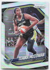 2025 Panini Prizm WNBA #48 Teaira McCowan Silver Prizms Dallas Wings