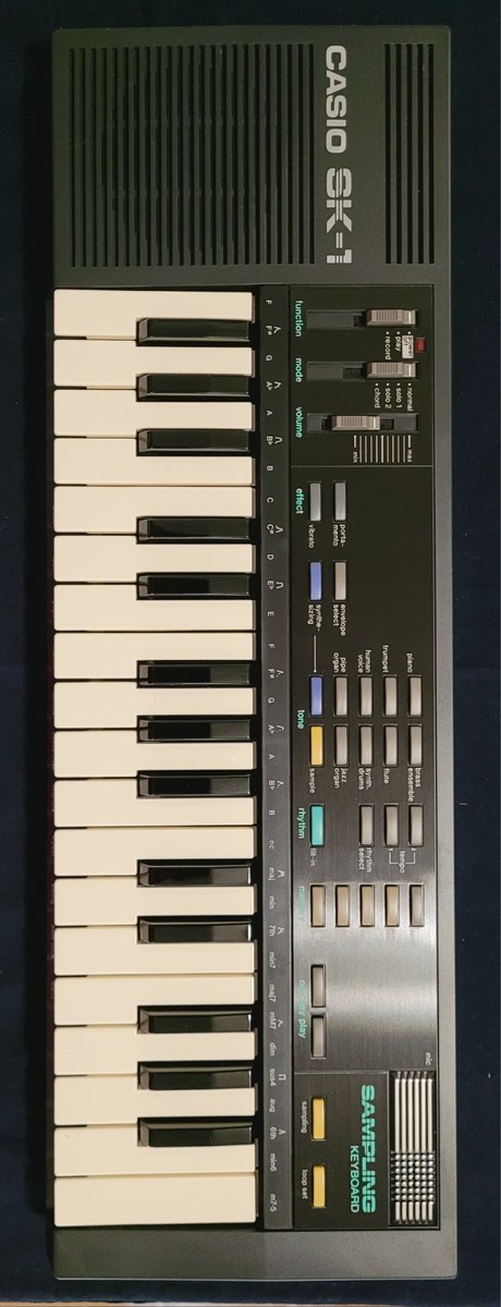 CASIO SK-1 サンプリングキーボード 32鍵 CASIO SK-1 SAMPLING by OOWETS - YouTube