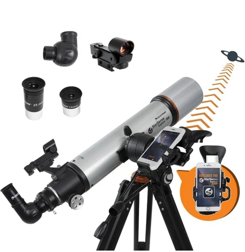 Celestron – StarSense Explorer DX 102AZ Smartphone App-Enabled Telescope