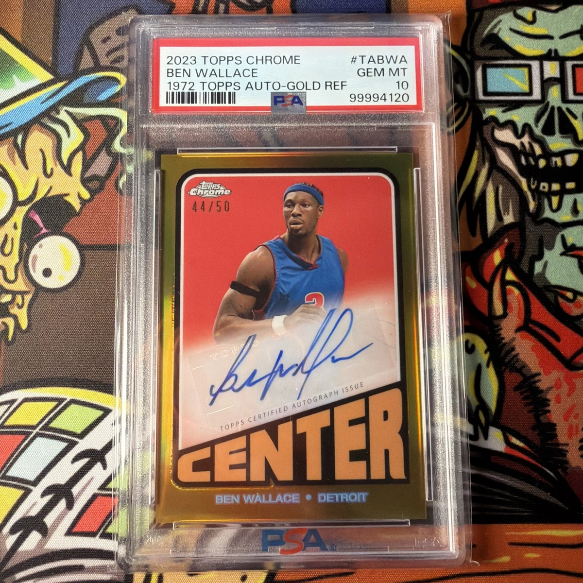 Ben Wallace Basketball Autographed Sports Trading Cards