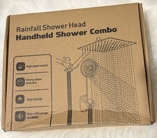 Shower Head Combo,10 Inch High Pressure Rain Shower Head with 11 Inch Adjusta...